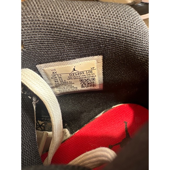 Air Jordan 38 Fundamental Basketball Shoes High Top Performance Kids Size 4Y - Picture 8 of 10